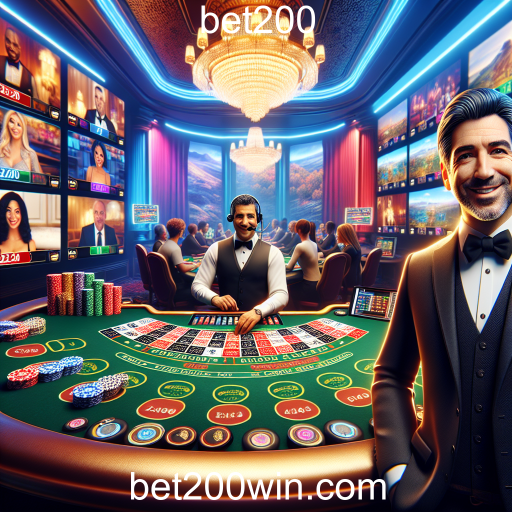 A Emoção do Cassino Ao Vivo no Bet200